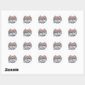 Klas van 2026 Afstuderen Back to School Ronde Sticker (Vel)