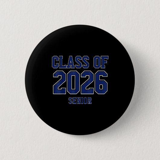 Klas van 2026 afstuderen middelbare school univers ronde button 5,7 cm (Voorkant)