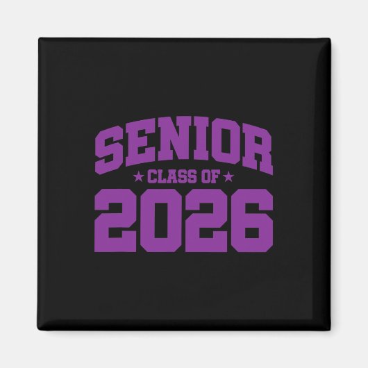 Klas van 2026 - Afstuderen seniorenjaar - Senior Magneet (Voorkant)