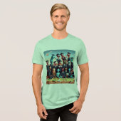 Klas van 2026 afstuderende klas alien Tri-Blend shirt (Voorkant volledig)