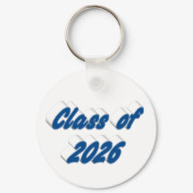 Klas van 2026 blauwe typografie afstuderen