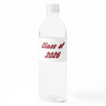 Klas van 2026 bordeauxrood tyoografie afstudeer