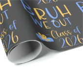 Klas van 2026 Bruh we out Cadeaupapier (Rol Hoek)