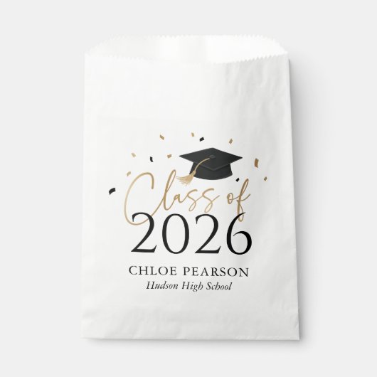 Klas van 2026 Confetti Afstuderen Bedankzakje (Voorkant)