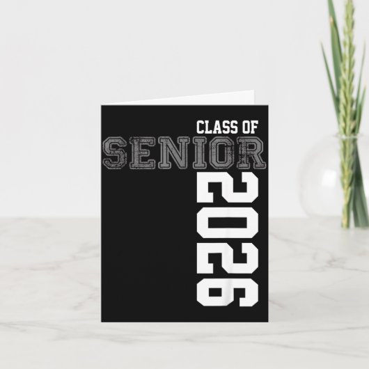 Klas van 2026 eindexamenjaar 26 afstuderen kaart (Voorkant)