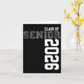 Klas van 2026 eindexamenjaar 26 afstuderen kaart (Gele Bloem)
