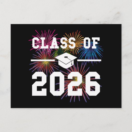 Klas van 2026 eindexamenjaar briefkaart (Voorkant)