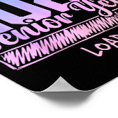 Klas van 2026 eindexamenjaar laden lol senior 202 poster (Hoek)