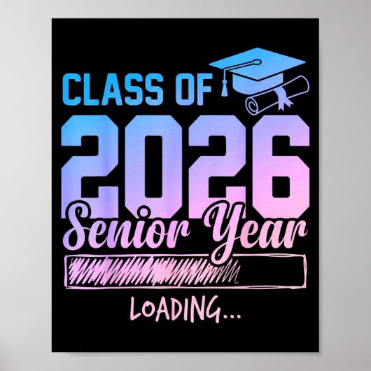 Klas van 2026 eindexamenjaar laden lol senior 202 poster (Voorkant)