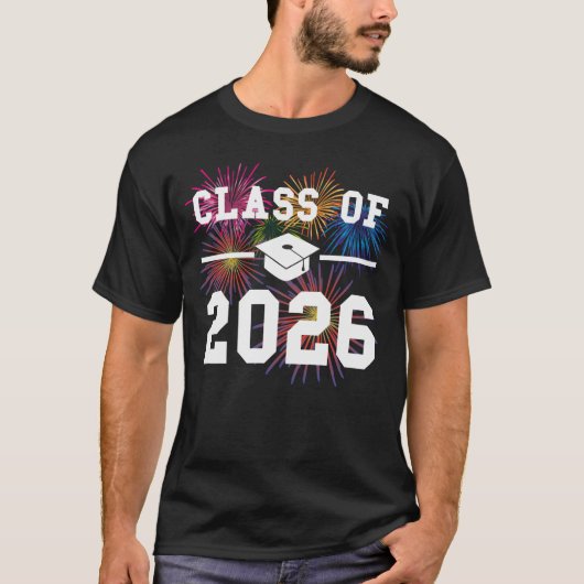 Klas van 2026 eindexamenjaar t-shirt (Voorkant)