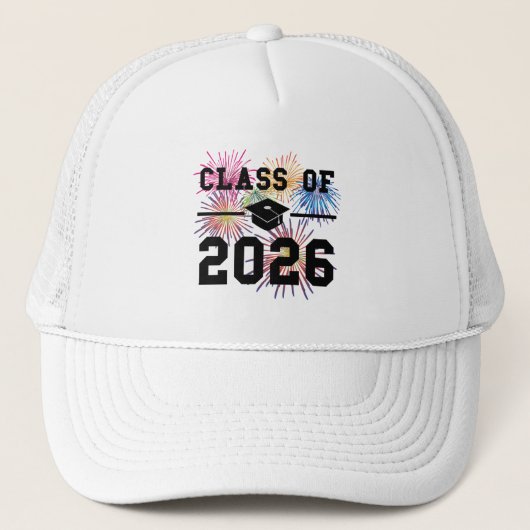 Klas van 2026 eindexamenjaar trucker pet (Voorkant)