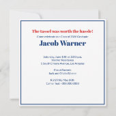 Klas van 2026 Feest Kaart (Achterkant)