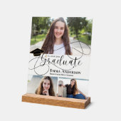 Klas van 2026 Foto Afstudeerscript Geschenk Herinn Acryl Bord (Hoek)