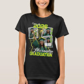 Klas van 2026 Foto Collage Afstudeer T-shirt (Voorkant)