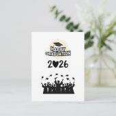 Klas van 2026 Gefeliciteerd met je afstuderen - Mi Briefkaart (Staand voorkant)