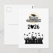 Klas van 2026 Gefeliciteerd met je afstuderen - Mi Briefkaart (Voorkant / Achterkant)