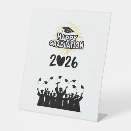Klas van 2026 Gefeliciteerd met je afstuderen - Mi Reclamebord Met Voetstuk