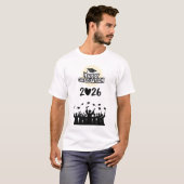 Klas van 2026 Gefeliciteerd met je afstuderen - Mi T-shirt (Voorkant volledig)