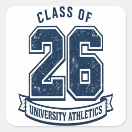 Klas van 2026 – Graduate Pride College Vierkante Sticker