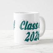 Klas van 2026 groene tekst afstuderen grote koffiekop (Voorkant rechts)