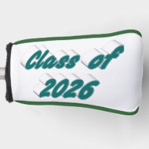 Klas van 2026 groene typografie afstuderen