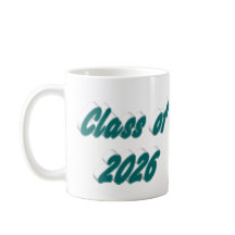 Klas van 2026 groene typografie afstuderen