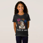 Klas van 2026 Kattenliefhebber T-shirt (Voorkant volledig)
