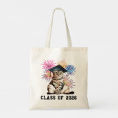 Klas van 2026 Kattenliefhebber Tote Bag (Achterkant)