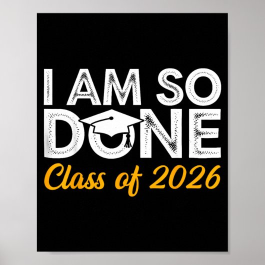 Klas van 2026 klaar met afstuderen laatste schoold poster (Voorkant)