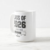 Klas van 2026 Lade Mok | Afstudeer Koffiemok (Voorkant links)