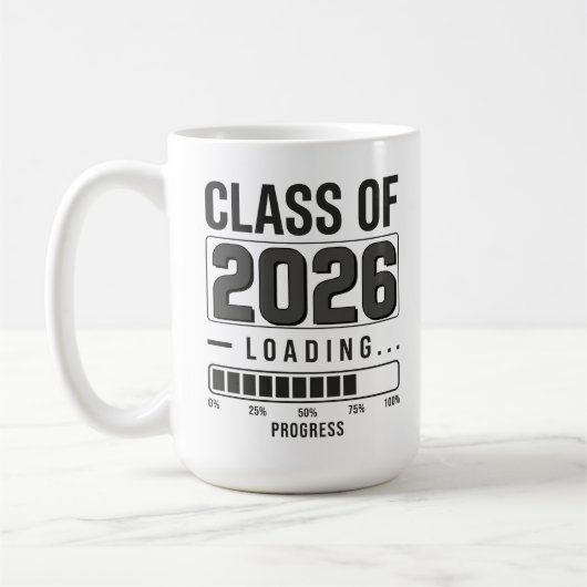 Klas van 2026 Lade Mok | Afstudeer Koffiemok (Links)