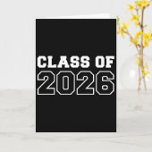 Klas van 2026 Leraar Student Schattig Afgestudeerd Kaart (Gele Bloem)