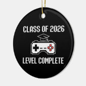 Klas van 2026 Level Compleet Gamen Afstuderen Keramisch Ornament (Links)
