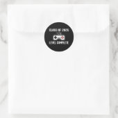Klas van 2026 Level Complete Gaming Afstuderen Ronde Sticker (Tas)