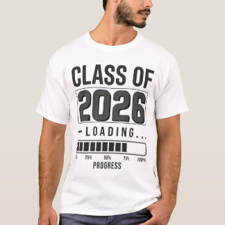 Klas van 2026 Loading T-Shirt | Afstuderende Senio