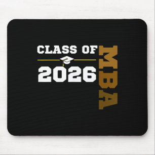 Klas van 2026 M 26 Melanine Kleuren Zwart Student  Muismat