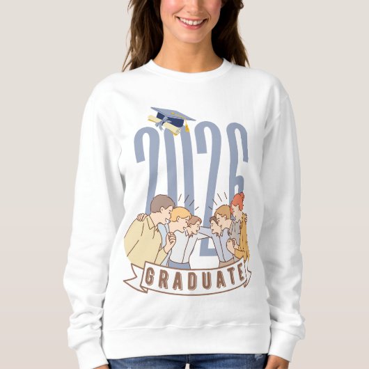 Klas van 2026 Mooie Afstudeerkleding Trui (Voorkant)