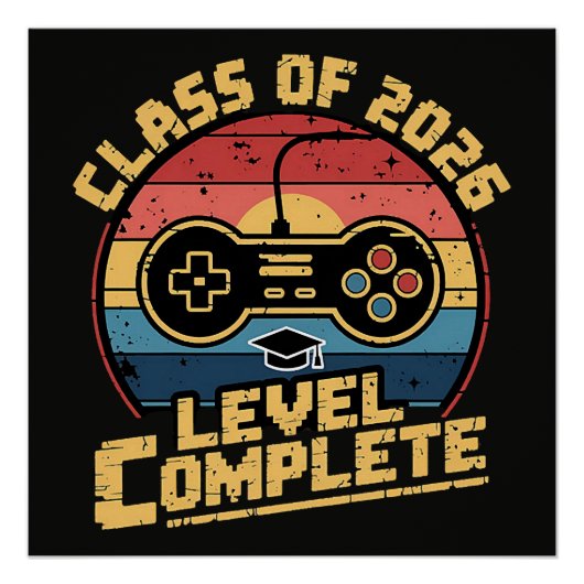 Klas van 2026 Niveau Compleet Perfect Poster (Voorkant)