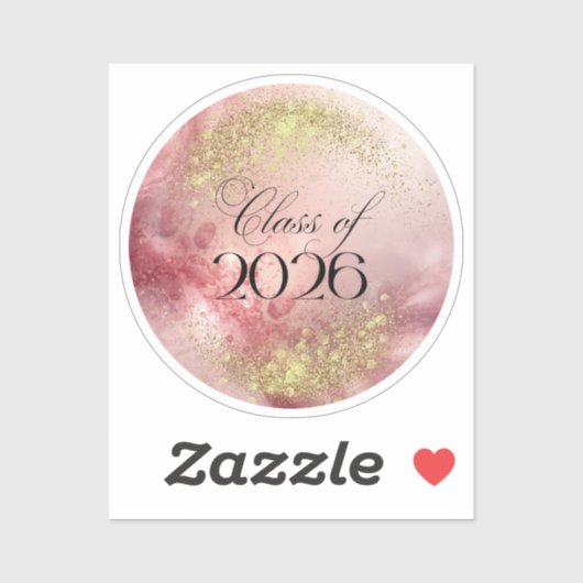 Klas van 2026 - op maat gemaakte vinyl sticker (Ro (Vel)