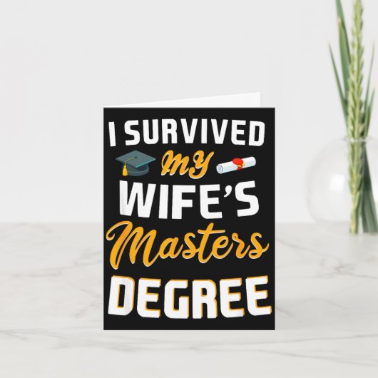 Klas van 2026 overleefde vrouw masterdiploma kaart (Voorkant)