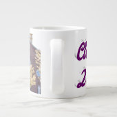 Klas van 2026 paarse script afstudeerfoto grote koffiekop (Achterkant)