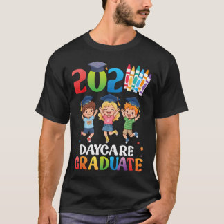 Klas van 2026 peuterschool afgestudeerde springend t-shirt