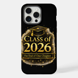 Klas van 2026 Premium Afstudeercadeau Hoesje iPhone 15 Pro Max Case