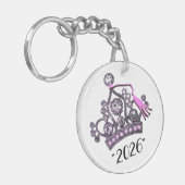 “Klas van 2026” Prinses Tiara Sleutelhanger (Voorkant Links)