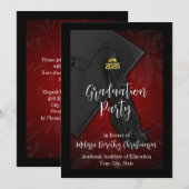 Klas van 2026 Rode Kwastof Rode Tassel Afstuderen  Kaart (Voorkant / Achterkant)