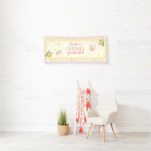Klas van 2026 Roze Citroen Afstudeerfeest Banner (Insitu)