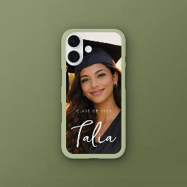 Klas van 2026  |  SAGE EDGE telefoonhoesje met naa iPhone 16 Hoesje