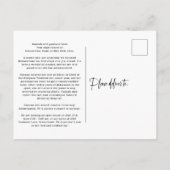 Klas van 2026 Script Foto Afstuderen Aankondigingskaart (Achterkant)