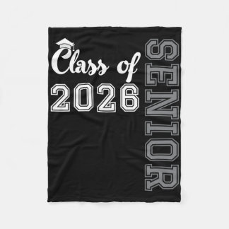 Klas van 2026 Senior 2026 Afstudeerversiering Mann Fleece Deken