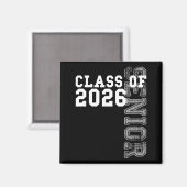 Klas van 2026 senior 2026 afstuderen 2025 student magneet (Voorkant / Achterkant)